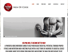 Tablet Screenshot of menofcode.com